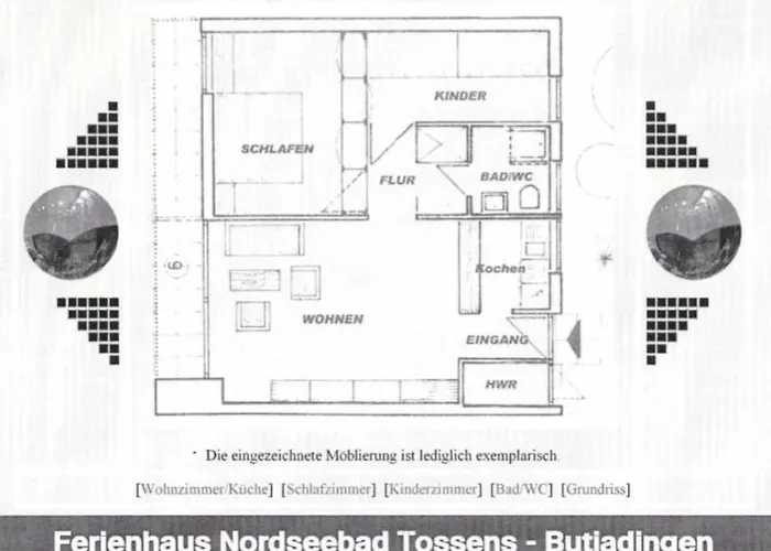 Σπίτι διακοπών In Tossens Mit Moeblierter Terrasse By Interhome Butjadingen